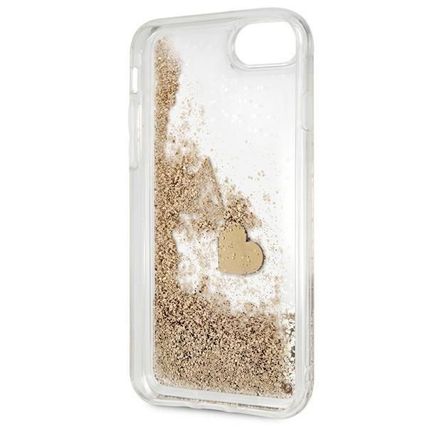 Tagakaaned Guess Guess GUOHCI8GLHFLGO iPhone 7/8/SE 2020 /SE 2022 gold/gold hard case Glitter Charms