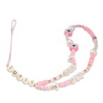Kiti Guess  Guess pendant GUSTSHPP Phone Strap pink/pink Beads Shell