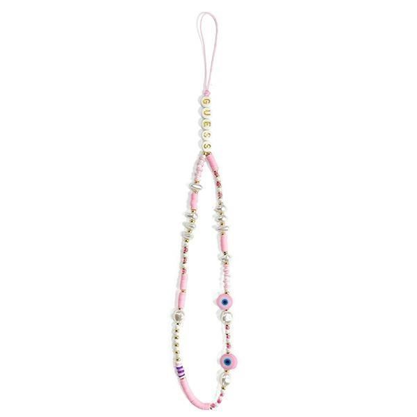 Muu Guess Guess pendant GUSTSHPP Phone Strap pink/pink Beads Shell