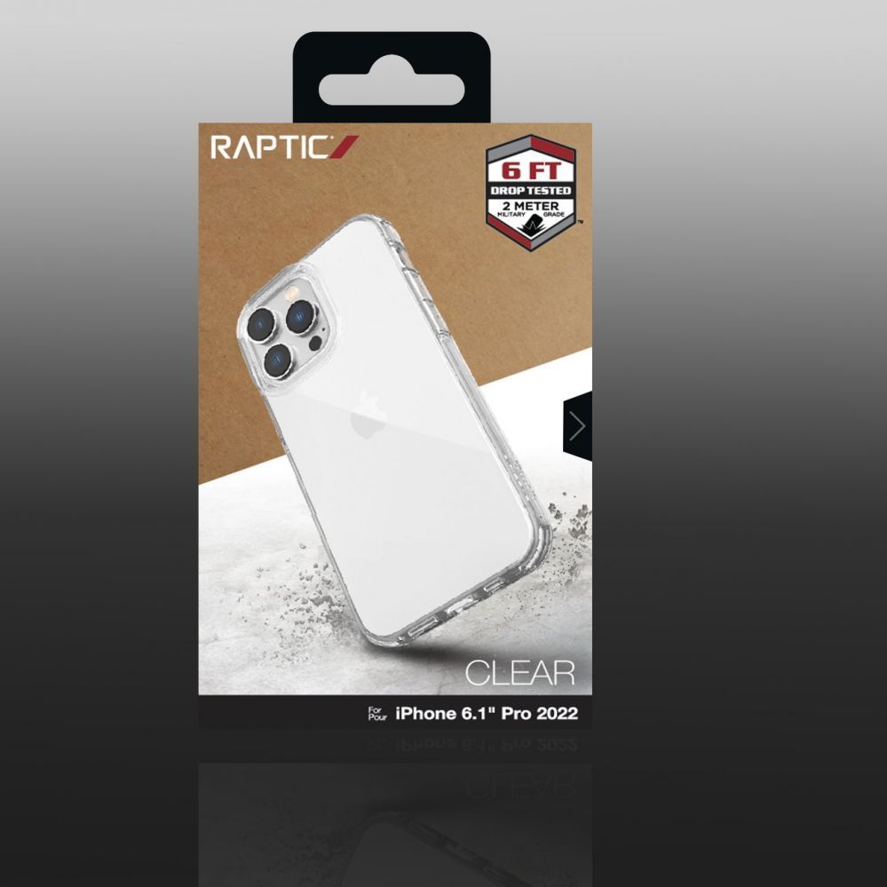 Back panel cover Raptic X-Doria Transparent