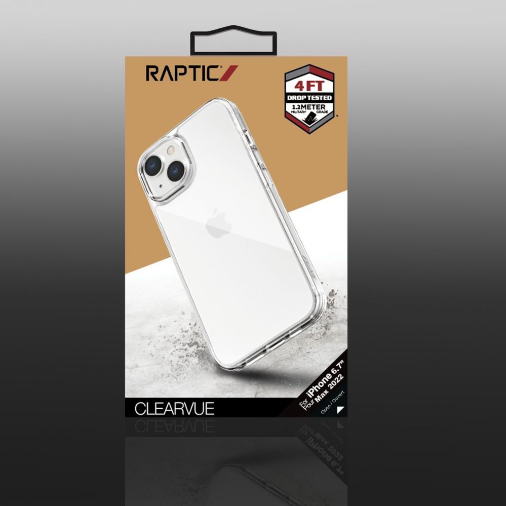 Back panel cover Raptic X-Doria Raptic X-Doria Clearvue Case iPhone 14 Plus back cover clear