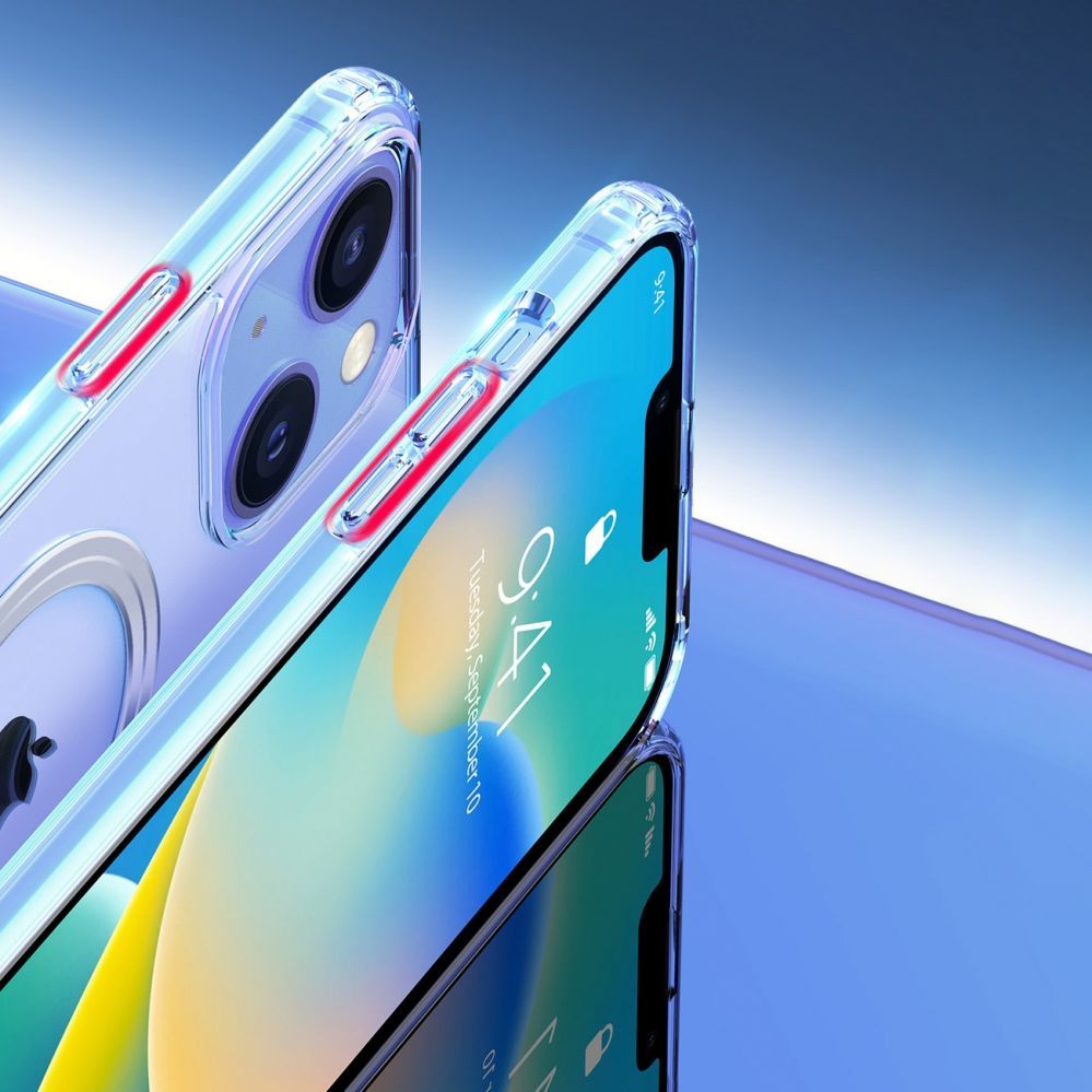 Back panel cover Dux Ducis Dux Ducis Clin magnetic case for iPhone 14 Plus compatible with MagSafe transparent