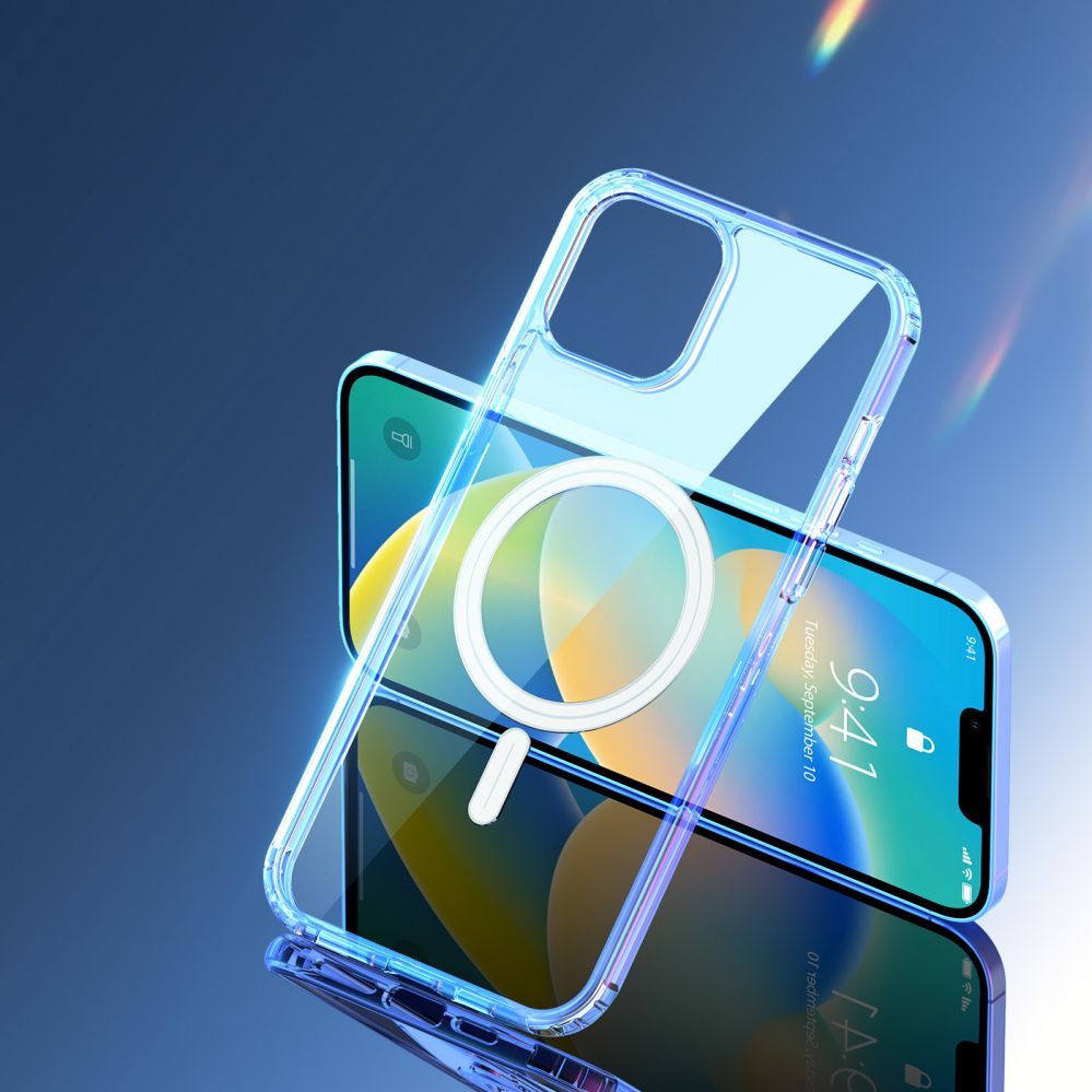 Back panel cover Dux Ducis Dux Ducis Clin magnetic case for iPhone 14 Plus compatible with MagSafe transparent