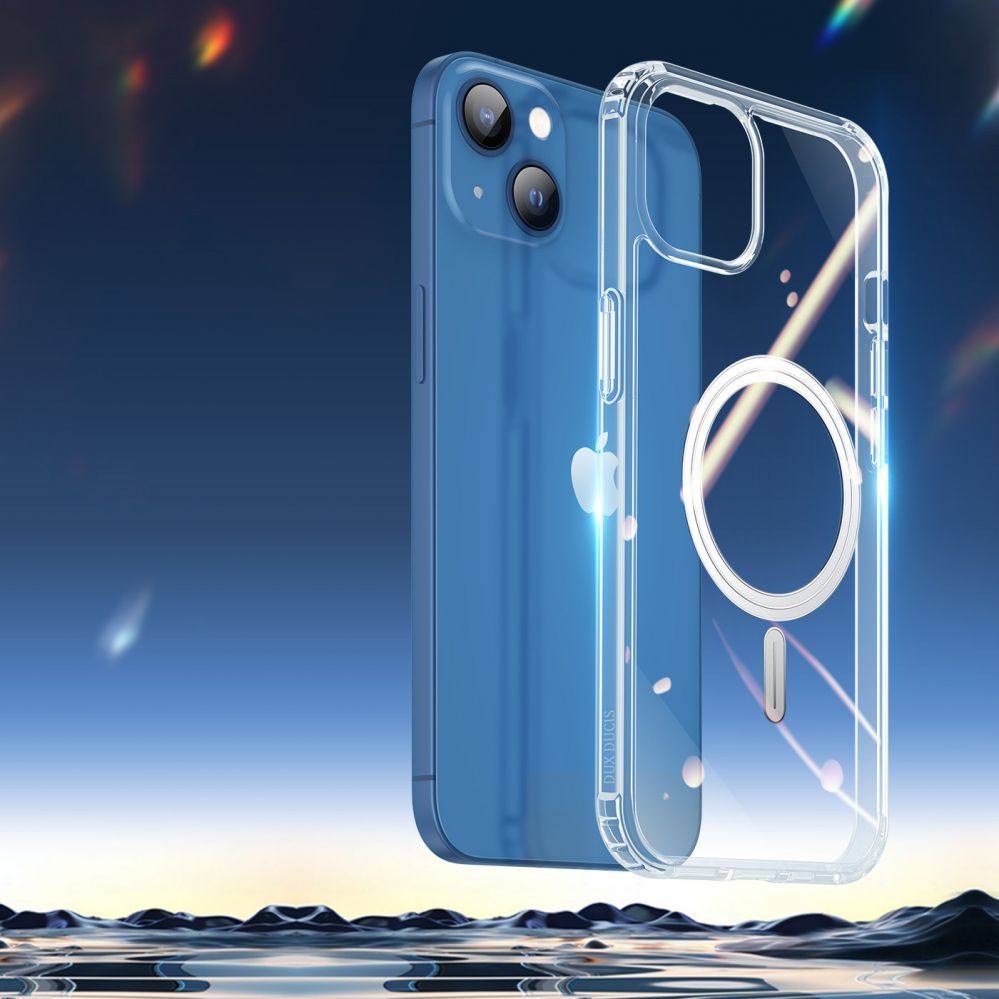 Back panel cover Dux Ducis Dux Ducis Clin magnetic case for iPhone 14 Plus compatible with MagSafe transparent
