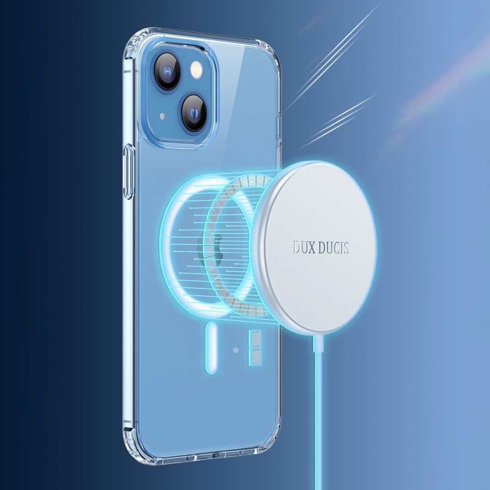 Back panel cover Dux Ducis Dux Ducis Clin magnetic case for iPhone 14 Plus compatible with MagSafe transparent