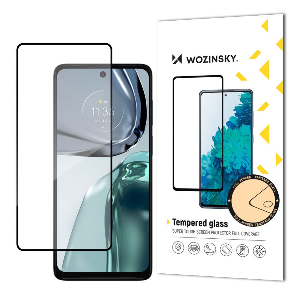 Tagakaaned Wozinsky Wozinsky Full Glue Tempered Glass for Motorola Moto G62