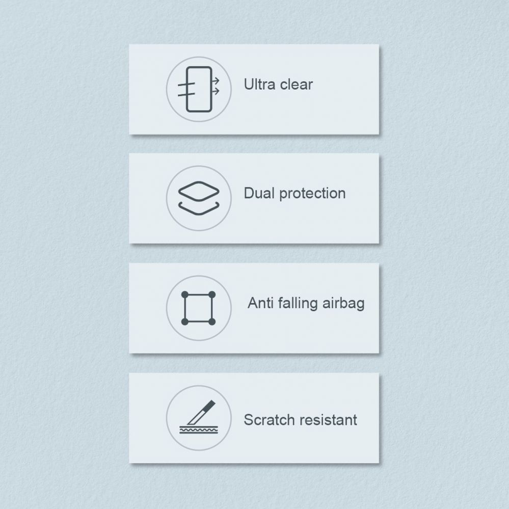 Tagakaaned Nillkin Transparent || White