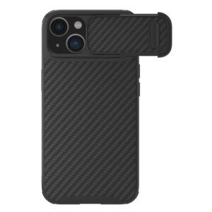 Nugarėlės dėklai Nillkin  Nillkin Synthetic Fiber S Case iPhone 14 Plus case with camera cover, black