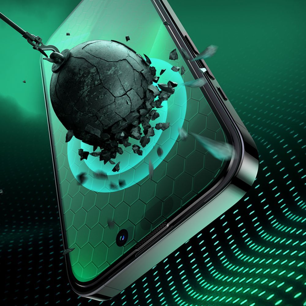 Protective glass Joyroom Joyroom Knight Green Glass for iPhone 14 Pro Max with Full Screen Anti Blue Light Filter (JR-G04)