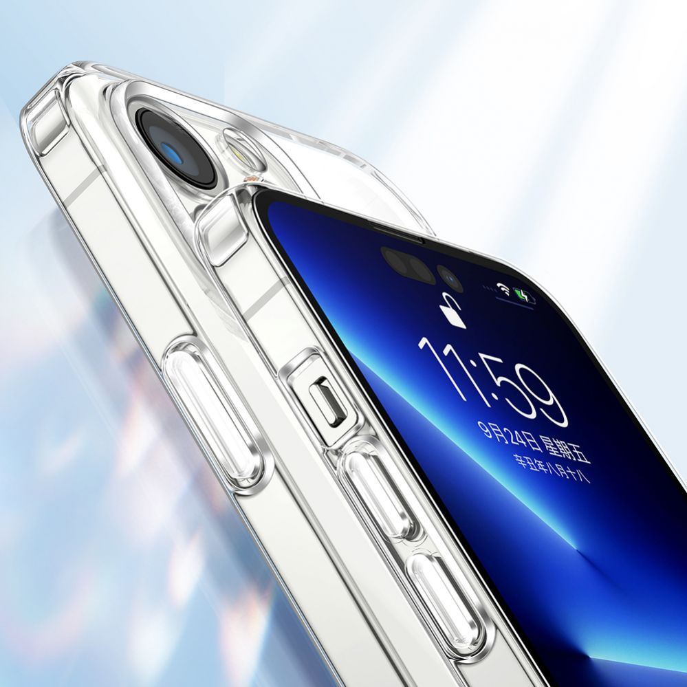 Tagakaaned Joyroom Joyroom 14D Case Case for iPhone 14 Plus Durable Cover Housing Clear (JR-14D3)