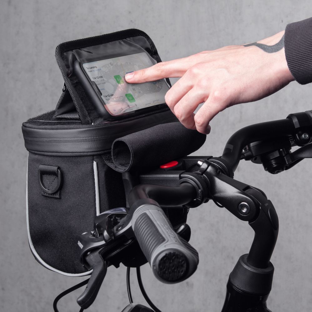 Muu Wozinsky Wozinsky Handlebar Bag Bike Shoulder Bag Black (WBHBB-01)