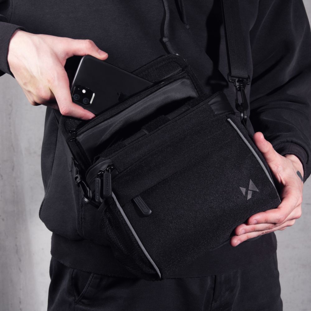 Muu Wozinsky Wozinsky Handlebar Bag Bike Shoulder Bag Black (WBHBB-01)