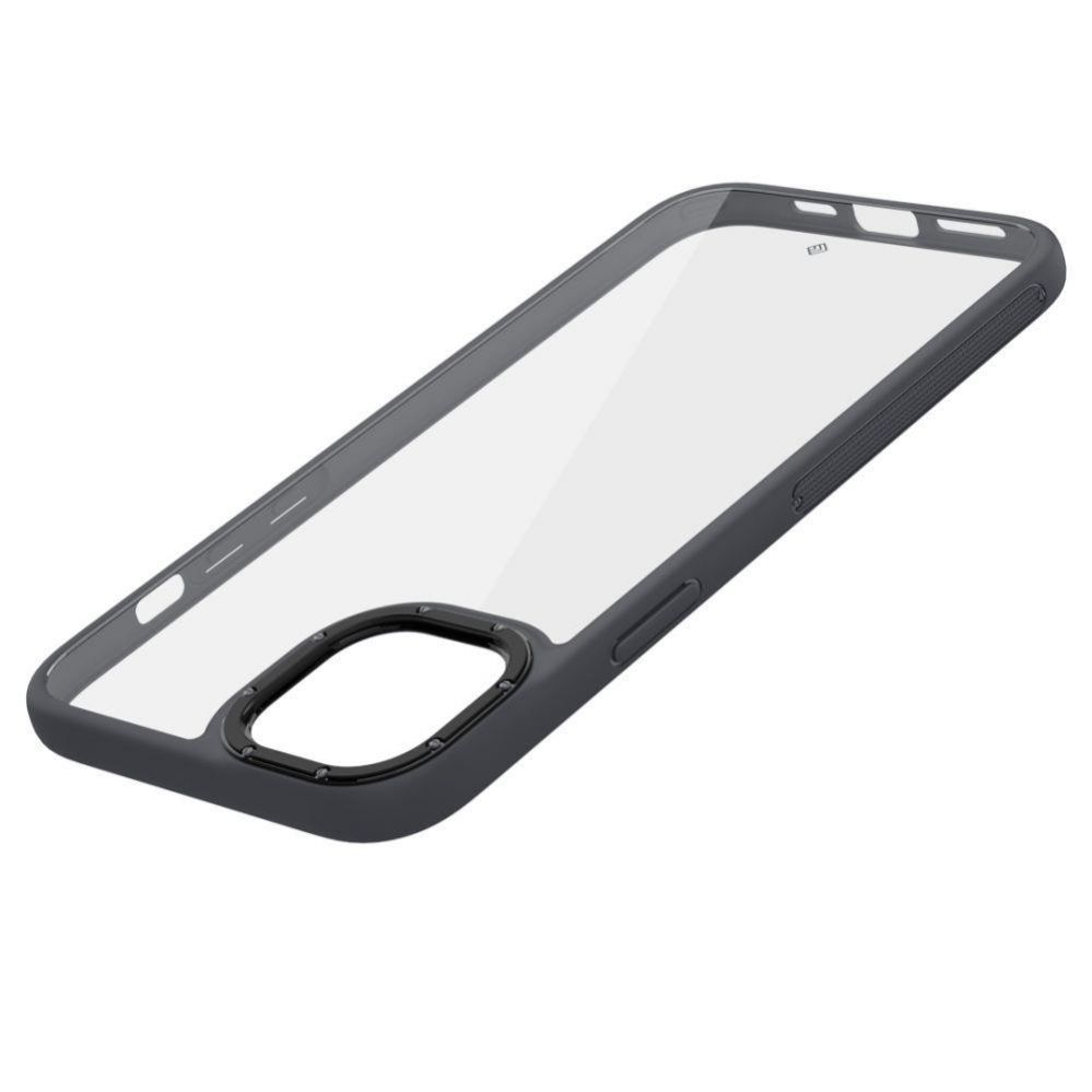 Back panel cover Spigen Caseology Skyfall iPhone 14 Plus Case - Matte Black