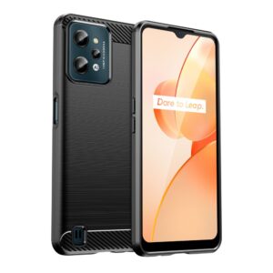 Nugarėlės dėklai Hurtel  Carbon Case case for Realme C31 flexible silicone carbon cover black 