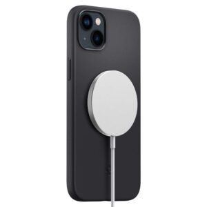 Чехол на заднюю панель Spigen  Spigen Silicone Fit Mag Case with MagSafe for iPhone 14 Plus - Black 