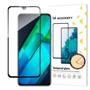 Apsauginiai stiklai Wozinsky  Wozinsky Full Glue Tempered Glass Infinix Note 12 G96 Full Screen Protector Black (case friendly) 