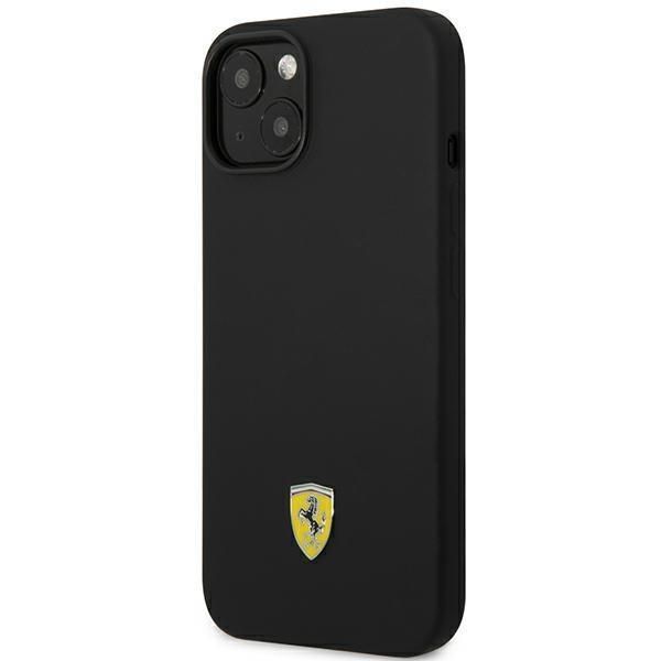 Tagakaaned Ferrari Ferrari FEHCP14SSIBBK iPhone 14 6.1" black/black hardcase Silicone Metal Logo