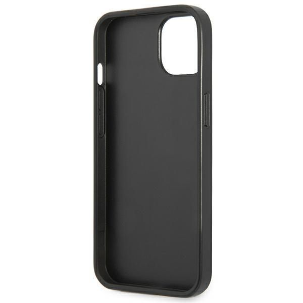 Tagakaaned Guess Guess GUHCP13SPSATLK iPhone 13 mini 5,4 "black / black hardcase SaffianoTriangle Logo