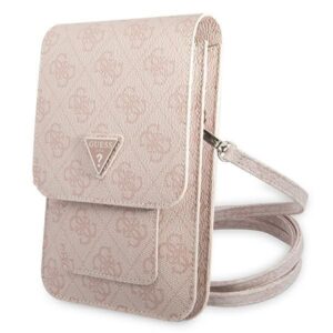 Nugarėlės dėklai Guess  Guess Handbag GUWBP4TMPI pink / pink 4G Triangle 