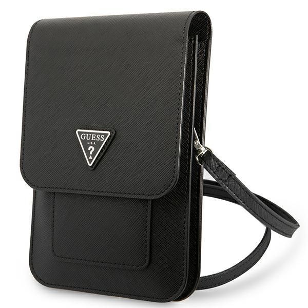 Universaal spordiümbris Guess Guess Handbag GUWBSATMBK black / black Saffiano Triangle