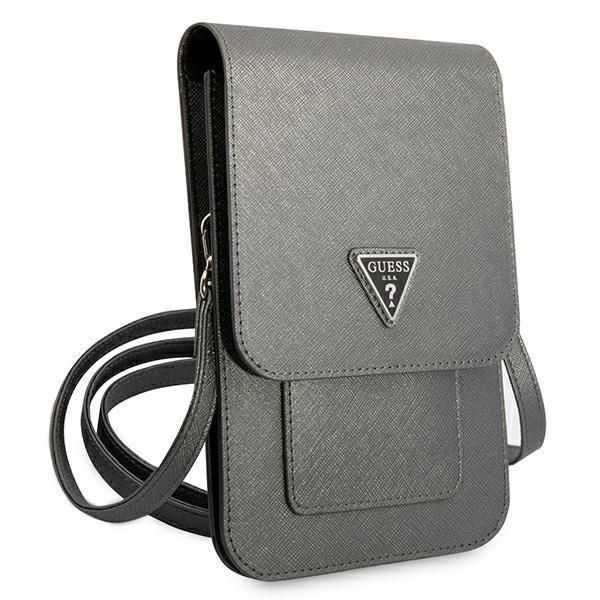Universaal spordiümbris Guess Guess Handbag GUWBSATMGR gray / gray Saffiano Triangle