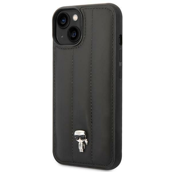 Tagakaaned Karl Lagerfeld Karl Lagerfeld Puffy Ikonik Pin Case for iPhone 14 Plus - Black