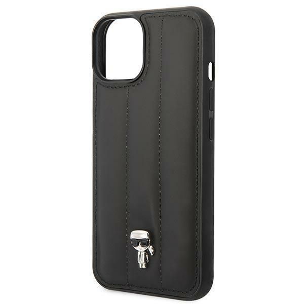 Tagakaaned Karl Lagerfeld Karl Lagerfeld Puffy Ikonik Pin Case for iPhone 14 Plus - Black