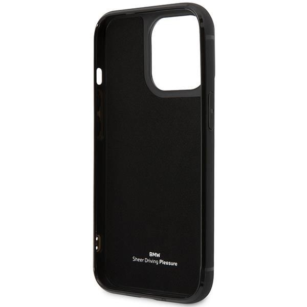 Tagakaaned BMW Case BMW BMHCP14L22RSEPK iPhone 14 Pro 6.1" black/black Leather Card Slot