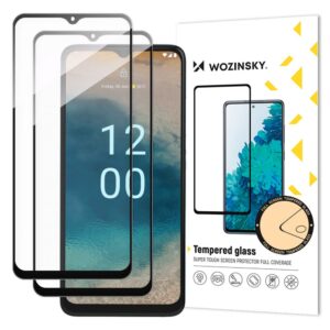 Aizsargstikls Wozinsky - Wozinsky Full Glue Tempered Glass 2x Tempered Glass For Nokia G22 9H Full Screen Full Cover With Black Frame 
