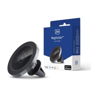 Auto holder 3MK  3mk MagHolder magnetic car holder for air vent - black 