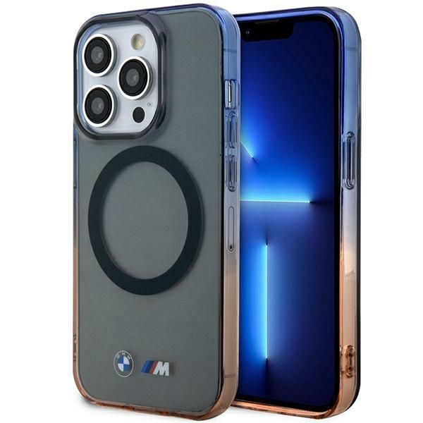 Tagakaaned BMW Case BMW BMHMP14XHTGE iPhone 14 Pro Max 6.7" grey/grey hardcase Gradient Bumper MagSafe