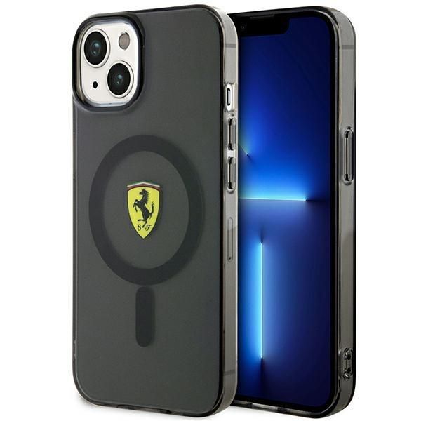 Tagakaaned Ferrari Ferrari FEHMP14MURKK iPhone 14 Plus 6.7" black/black hardcase Translucent Magsafe