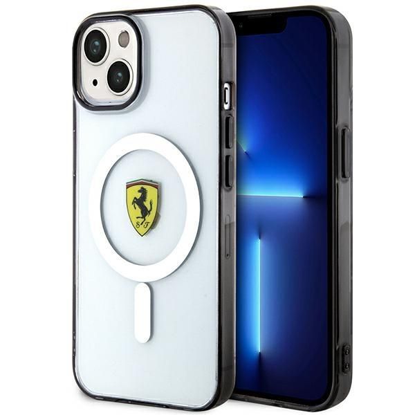 Tagakaaned Ferrari Ferrari FEHMP14MURKT iPhone 14 Plus 6.7" clear/transparent hardcase Outline Magsafe