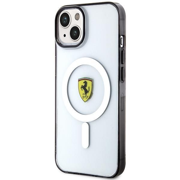 Tagakaaned Ferrari Ferrari FEHMP14MURKT iPhone 14 Plus 6.7" clear/transparent hardcase Outline Magsafe