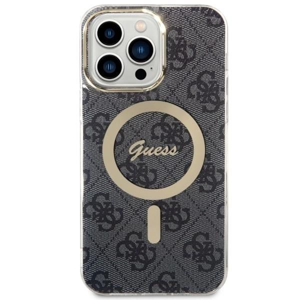 Aizmugurējais vāciņš Guess Guess 4G MagSafe case for iPhone 14 Pro Max - black
