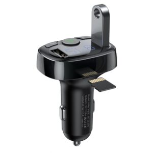 FM modulators Baseus  Bluetooth transmitter / car charger Baseus S-09A (Overseas Edition) - black