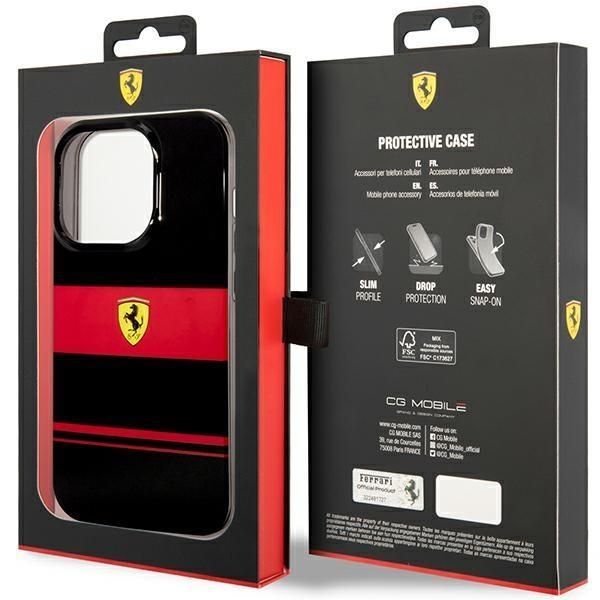 Tagakaaned Ferrari Ferrari FEHMP14LUCOK iPhone 14 Pro 6.1" black/black hardcase IMD Combi Magsafe