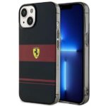 Back panel cover Ferrari  Ferrari FEHMP14SUCOK iPhone 14 6.1" black/black hardcase IMD Combi Magsafe 