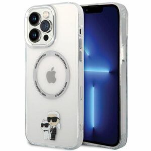 Aizmugurējais vāciņš Karl Lagerfeld  Karl Lagerfeld KKLHMP13XHNKCIT iPhone 13 Pro Max 6.7" hardcase transparent Iconic Karl&Choupette Magsafe 