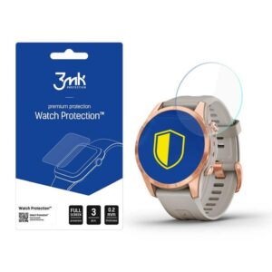Apsauginiai stiklai 3MK  Garmin Fenix ​​7S Pro Solar - 3mk Watch Protection  v. FlexibleGlass Lite 