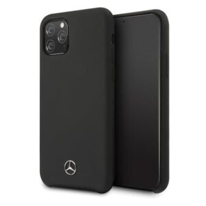 Чехол на заднюю панель Mercedes-Benz  Mercedes MEHCN58SILBK iPhone 11 Pro hardcase black/black Silicone Line 