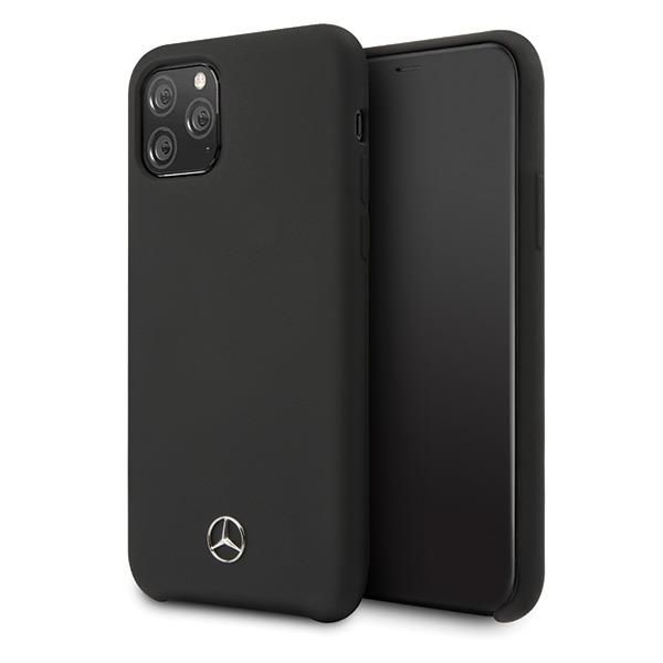 Back panel cover Mercedes-Benz Mercedes MEHCN58SILBK iPhone 11 Pro hardcase black/black Silicone Line
