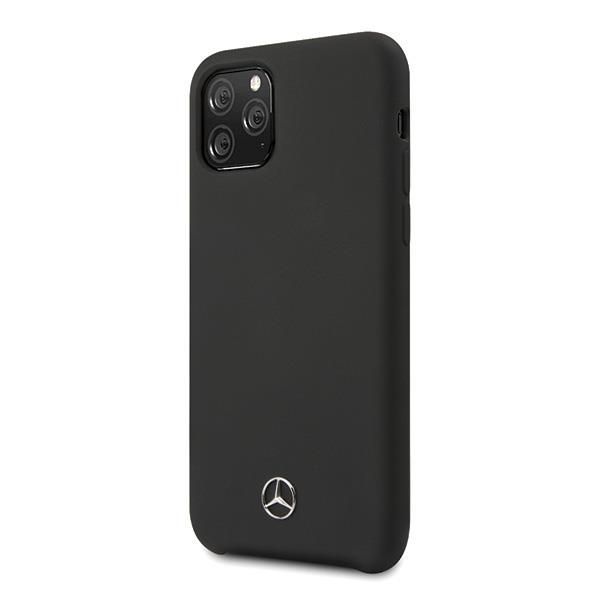Back panel cover Mercedes-Benz Mercedes MEHCN58SILBK iPhone 11 Pro hardcase black/black Silicone Line