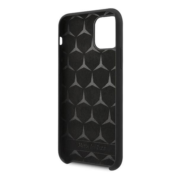 Back panel cover Mercedes-Benz Mercedes MEHCN58SILBK iPhone 11 Pro hardcase black/black Silicone Line