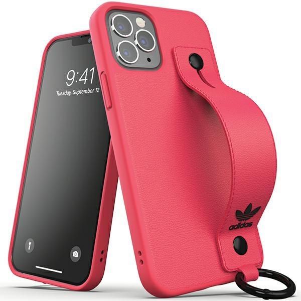 Back panel cover Adidas Adidas OR Hand Strap Case for iPhone 12 / iPhone 12 Pro - pink