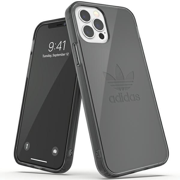 Back panel cover Adidas Adidas OR Protective Clear Case for iPhone 12 / iPhone 12 Pro - black
