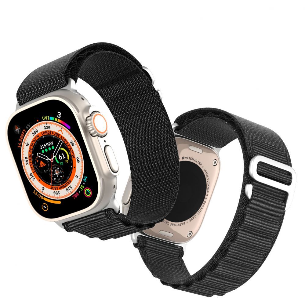 Tagakaaned Dux Ducis - Sport Buckle Strap for Apple Watch 38/40/41/42MM Black