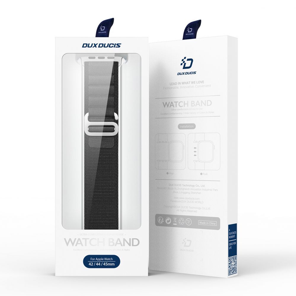 Tagakaaned Dux Ducis - Sport Buckle Strap for Apple Watch 38/40/41/42MM Black