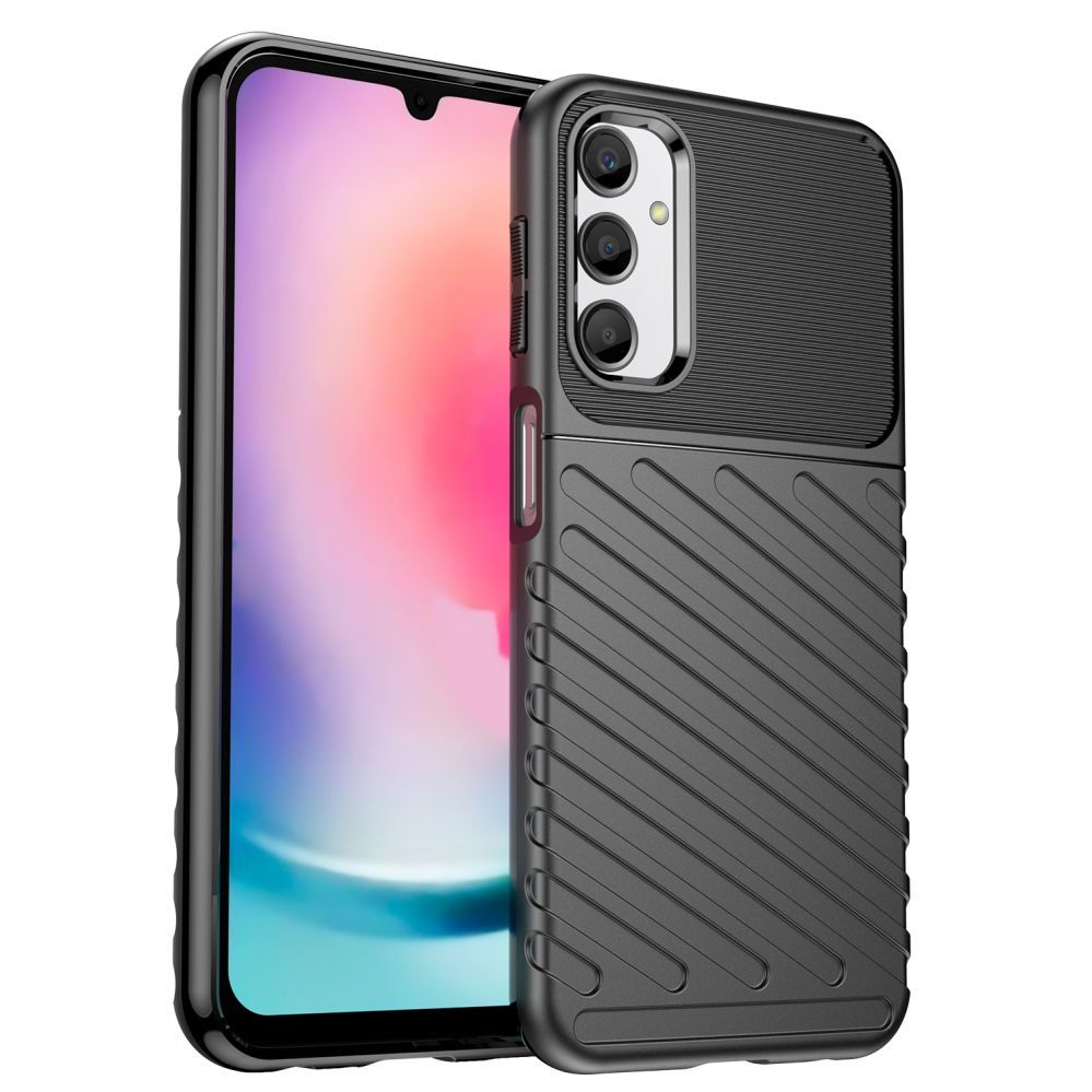 Back panel cover Hurtel Armored Samsung M34 Thunder Case - black