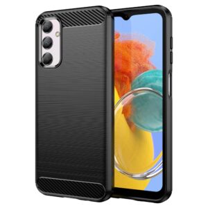 Nugarėlės dėklai Hurtel  Flexible carbon pattern case for Samsung Galaxy M14 Carbon Case - black 